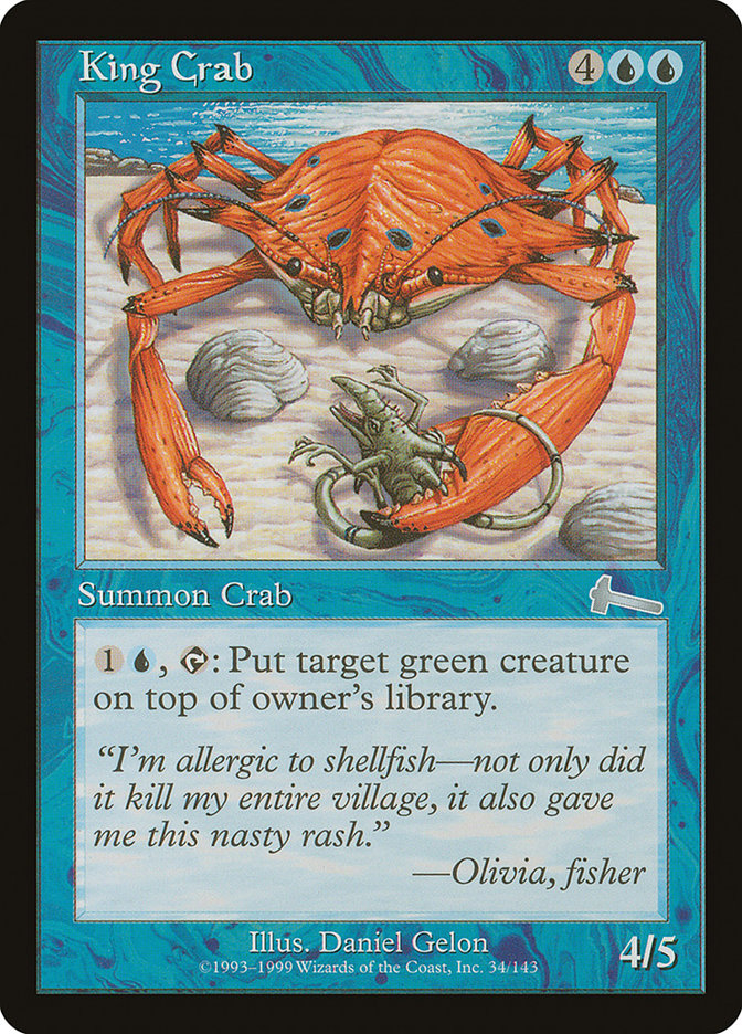 King Crab (34) [Urza's Legacy] | Odin's Place