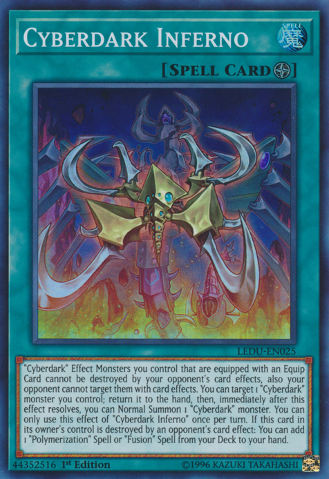Cyberdark Inferno [LEDU-EN025] Super Rare | Odin's Place