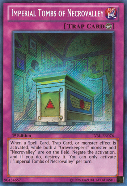 Imperial Tombs of Necrovalley [LVAL-EN076] Secret Rare | Odin's Place