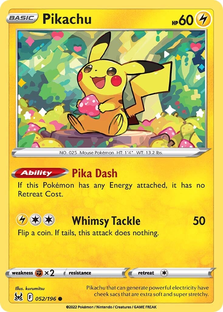 Pikachu (052/196) [Sword & Shield: Lost Origin] | Odin's Place