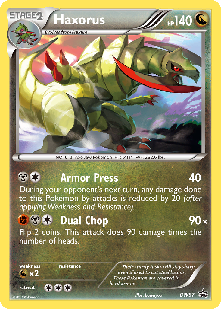 Haxorus (BW57) [Black & White: Black Star Promos] | Odin's Place