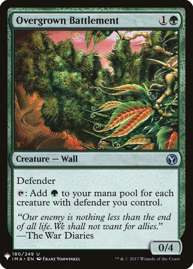 Overgrown Battlement [Mystery Booster] | Odin's Place