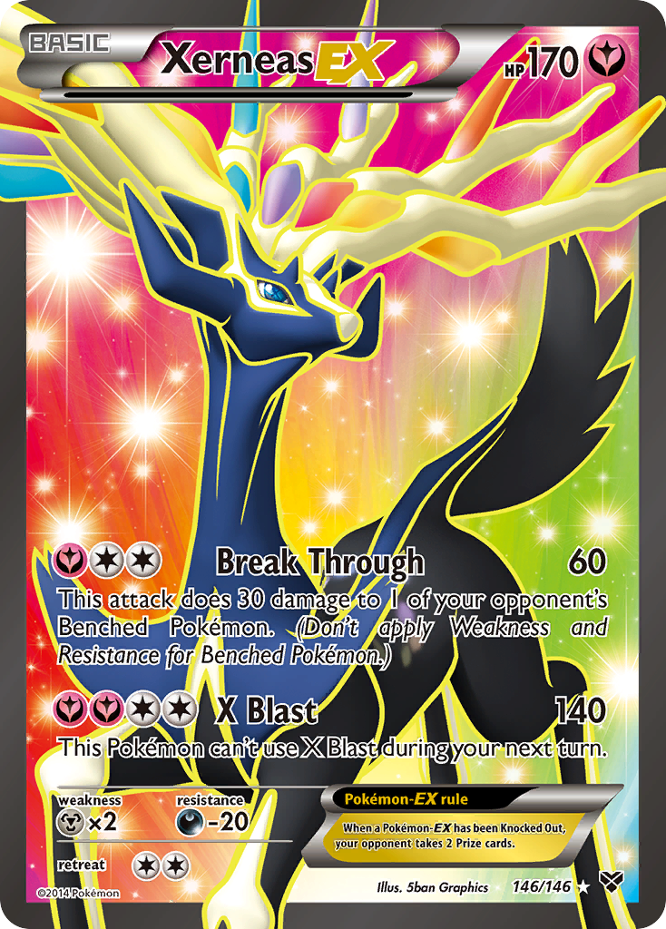 Xerneas EX (146/146) [XY: Base Set] | Odin's Place