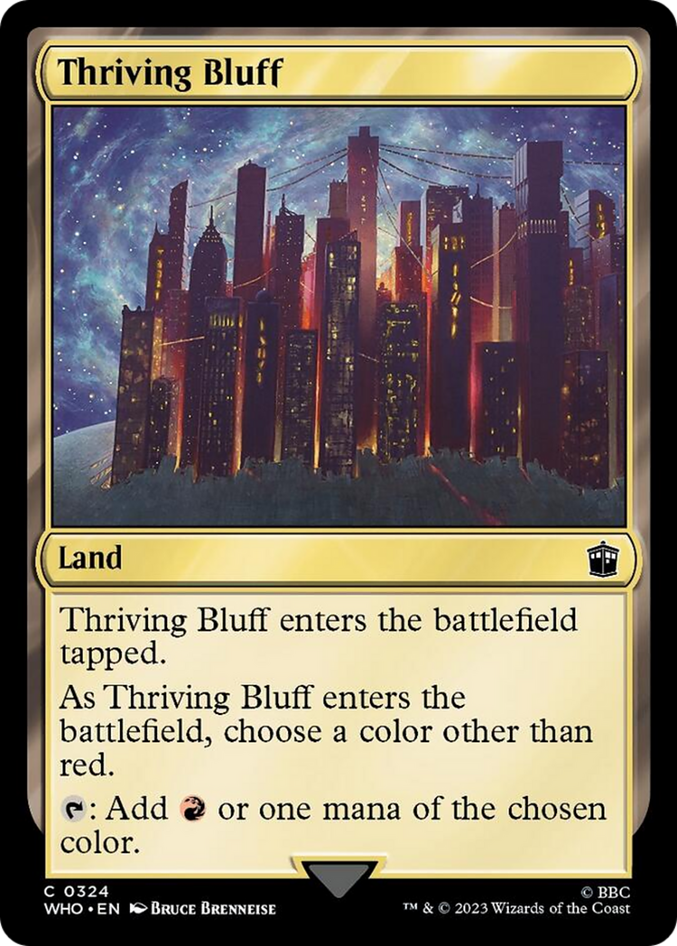 Thriving Bluff [Doctor Who] | Odin's Place