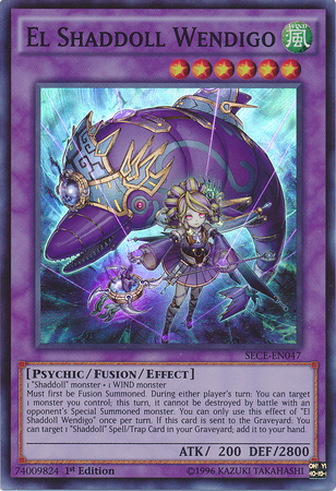 El Shaddoll Wendigo [SECE-EN047] Super Rare | Odin's Place