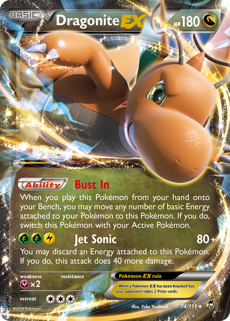 Dragonite EX (74/111) [XY: Furious Fists] | Odin's Place