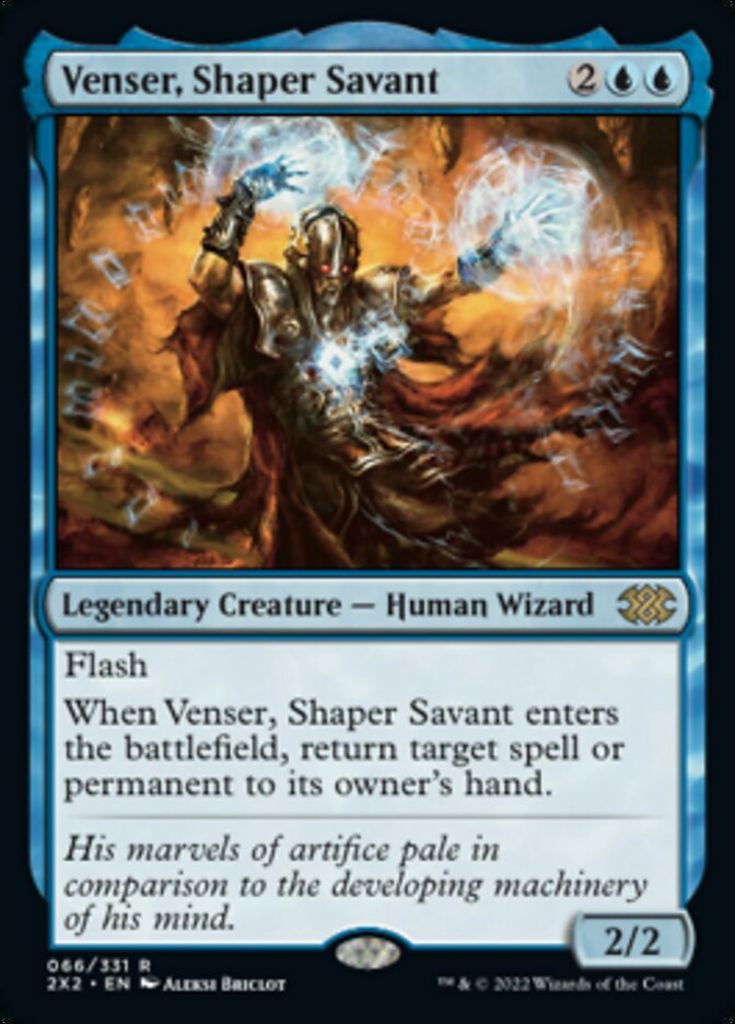 Venser, Shaper Savant [Double Masters 2022] | Odin's Place