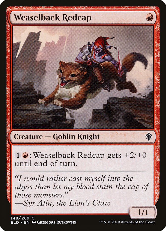 Weaselback Redcap [Throne of Eldraine] | Odin's Place