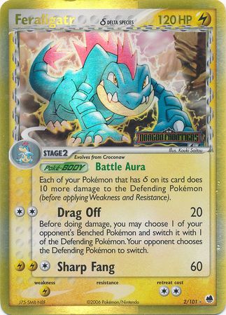 Feraligatr (2/101) (Delta Species) (Stamped) [EX: Dragon Frontiers] | Odin's Place