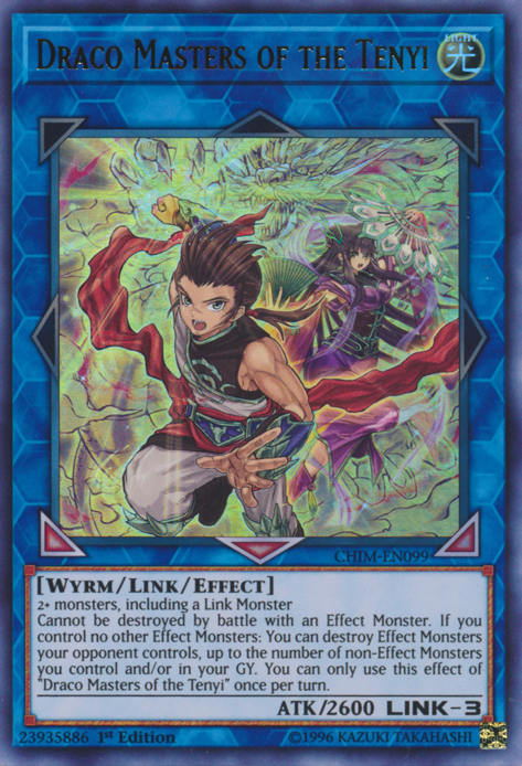 Draco Masters of the Tenyi [CHIM-EN099] Ultra Rare | Odin's Place