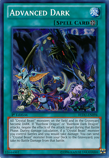 Advanced Dark [REDU-EN094] Secret Rare | Odin's Place