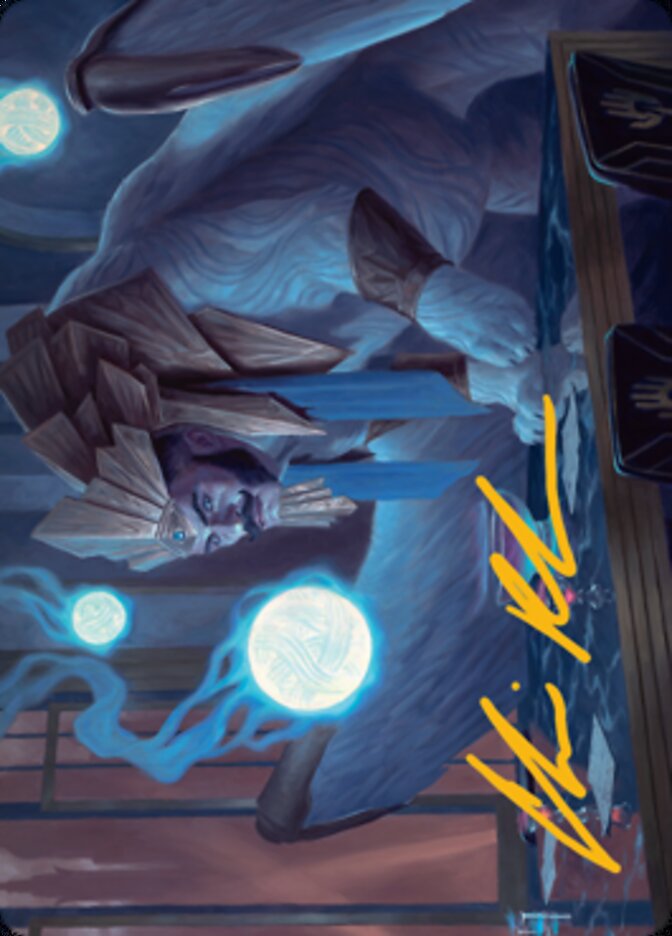Tivit, Seller of Secrets Art Card (Gold-Stamped Signature) [Streets of New Capenna Art Series] | Odin's Place
