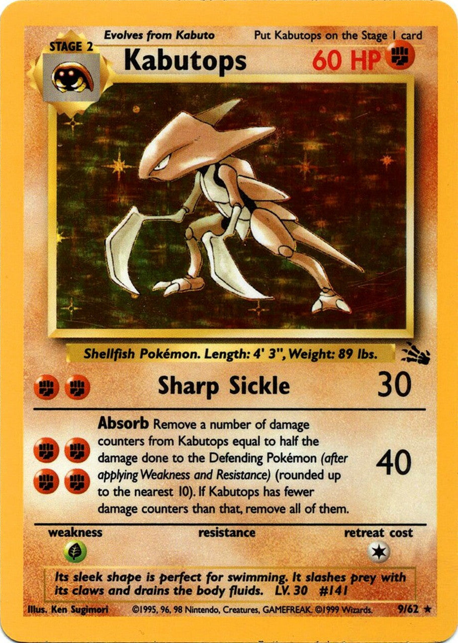 Kabutops (9/62) [Fossil Unlimited] | Odin's Place