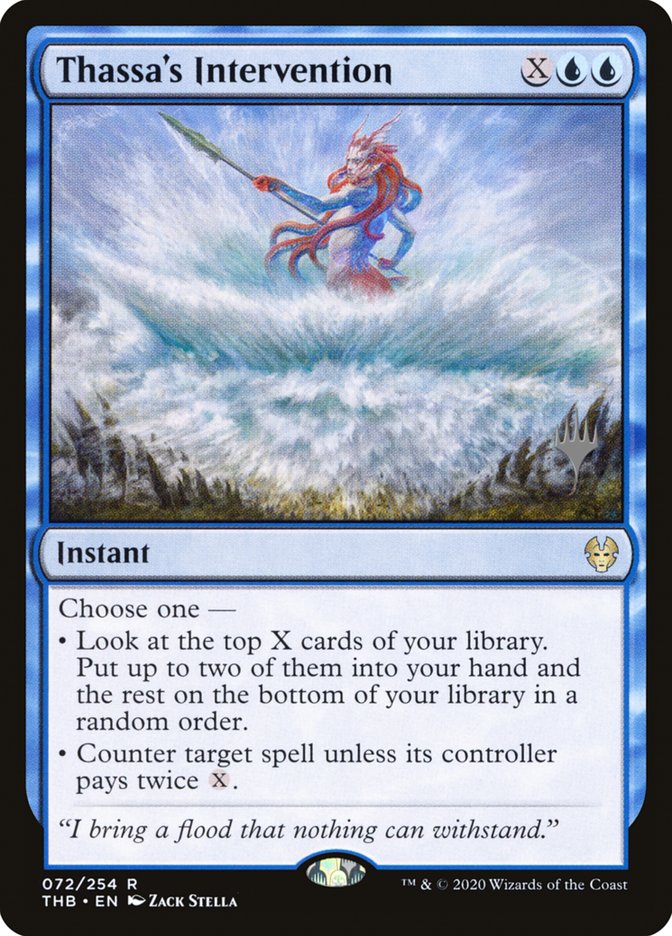 Thassa's Intervention (Promo Pack) [Theros Beyond Death Promos] | Odin's Place
