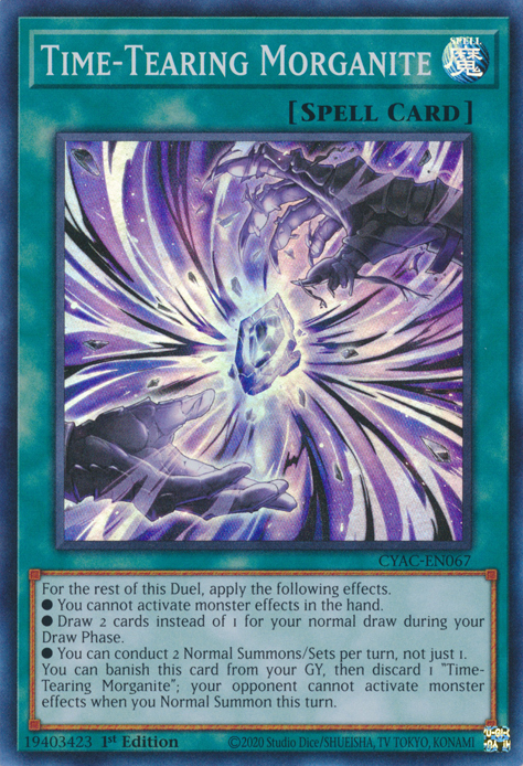 Time-Tearing Morganite [CYAC-EN067] Super Rare | Odin's Place