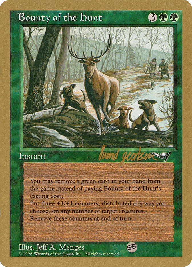 Bounty of the Hunt (Svend Geertsen) (SB) [World Championship Decks 1997] | Odin's Place