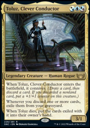 Toluz, Clever Conductor (Promo Pack) [Streets of New Capenna Promos] | Odin's Place