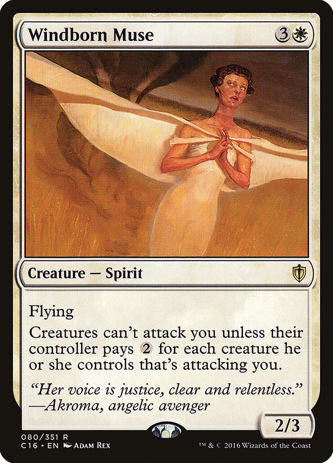 Windborn Muse (80) [Commander 2016] | Odin's Place