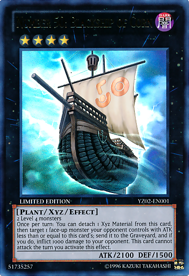 Number 50: Blackship of Corn [YZ02-EN001] Ultra Rare | Odin's Place
