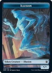 Illusion // Insect Double-Sided Token [Zendikar Rising Tokens] | Odin's Place