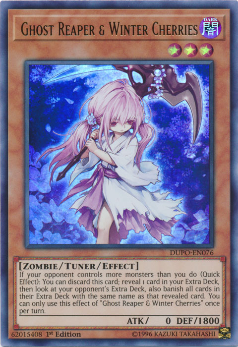 Ghost Reaper & Winter Cherries [DUPO-EN076] Ultra Rare | Odin's Place