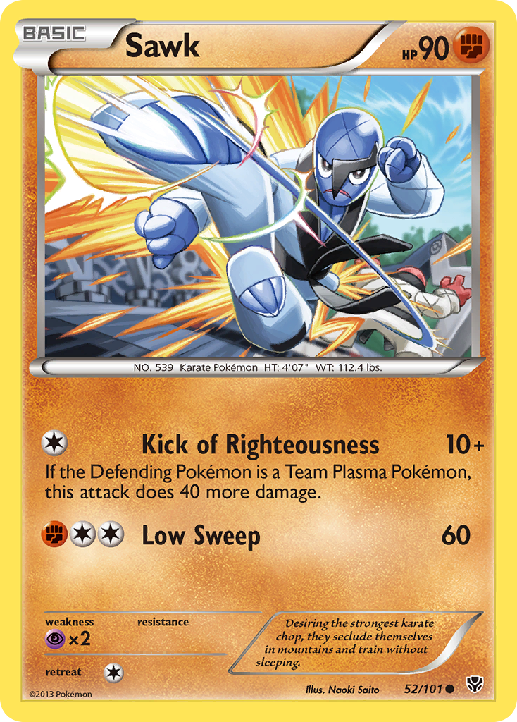 Sawk (52/101) [Black & White: Plasma Blast] | Odin's Place