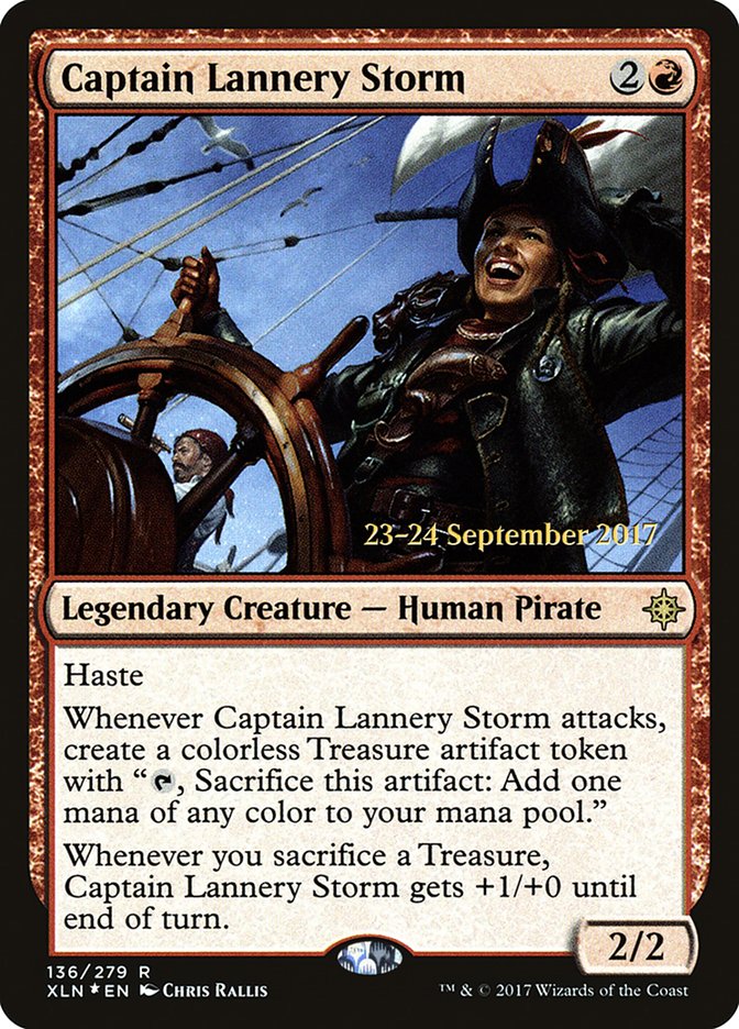 Captain Lannery Storm (136) [Ixalan Prerelease Promos] | Odin's Place