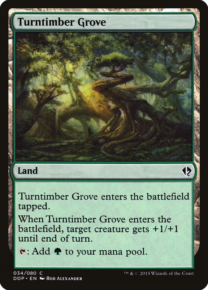 Turntimber Grove (34) [Duel Decks: Zendikar vs. Eldrazi] | Odin's Place