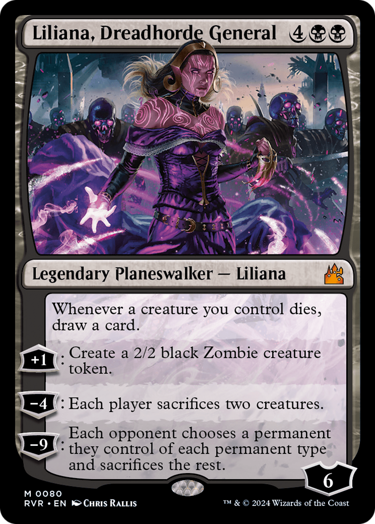 Liliana, Dreadhorde General [Ravnica Remastered] | Odin's Place