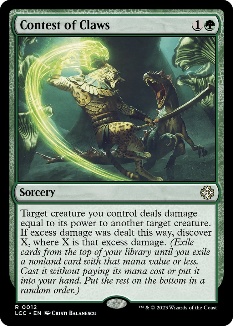 Contest of Claws [The Lost Caverns of Ixalan Commander] | Odin's Place