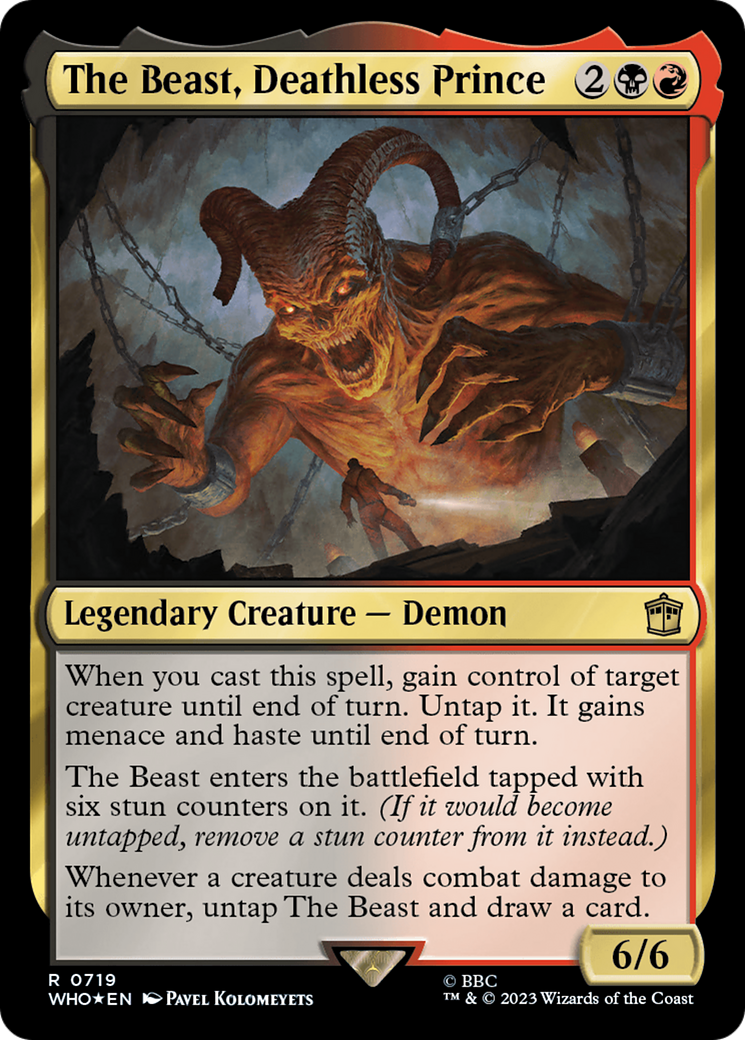 The Beast, Deathless Prince (Surge Foil) [Doctor Who] | Odin's Place