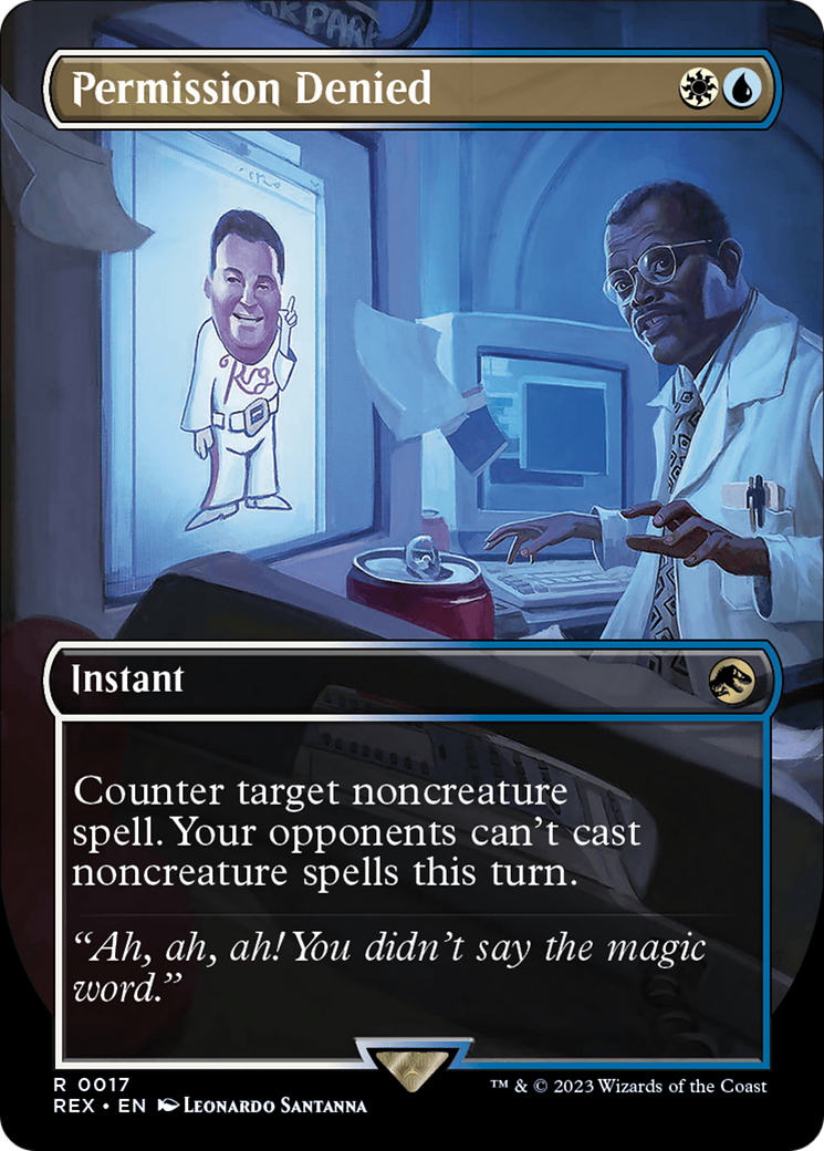 Permission Denied (Borderless) [Jurassic World Collection] | Odin's Place
