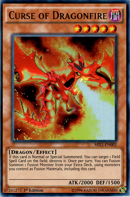 Curse of Dragonfire [MIL1-EN002] Ultra Rare | Odin's Place