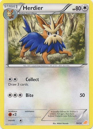 Herdier (19/30) [Black & White: Trainer Kit - Excadrill] | Odin's Place