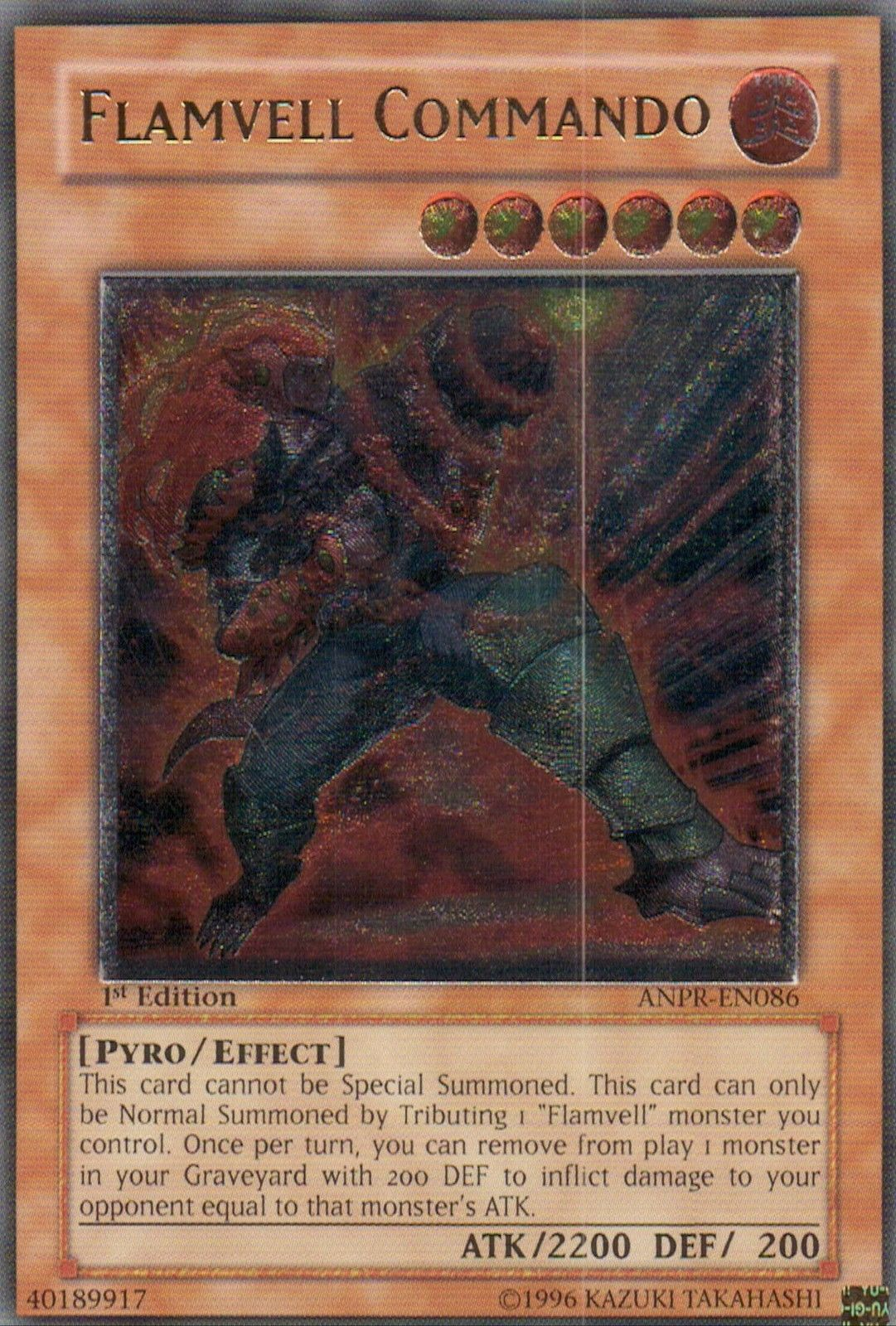 Flamvell Commando (UTR) [ANPR-EN086] Ultimate Rare | Odin's Place
