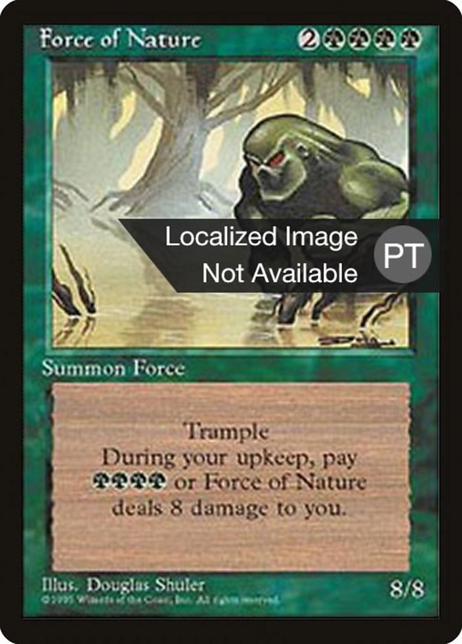 Force of Nature [Fourth Edition (Foreign Black Border)] | Odin's Place