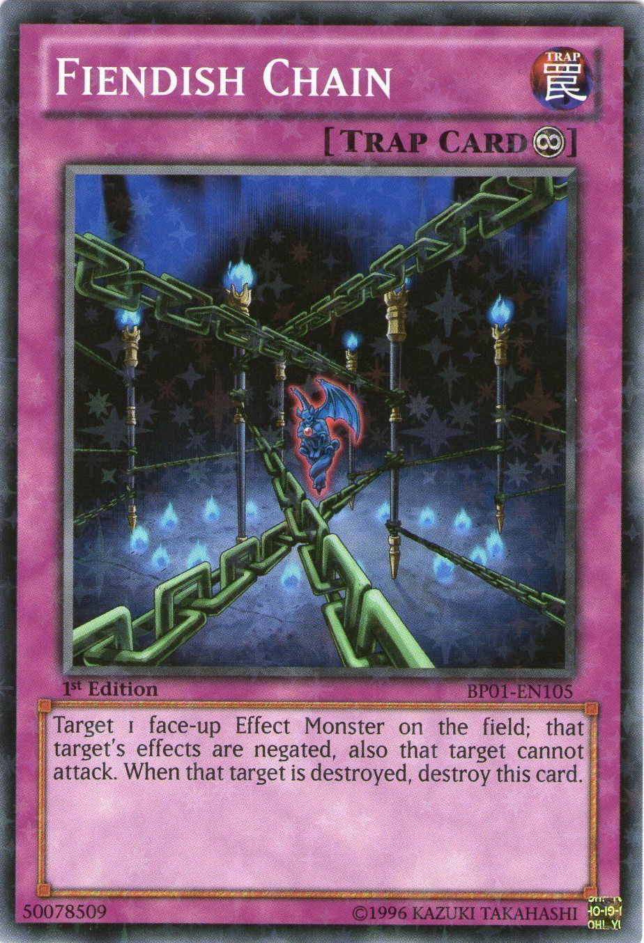 Fiendish Chain [BP01-EN105] Starfoil Rare | Odin's Place