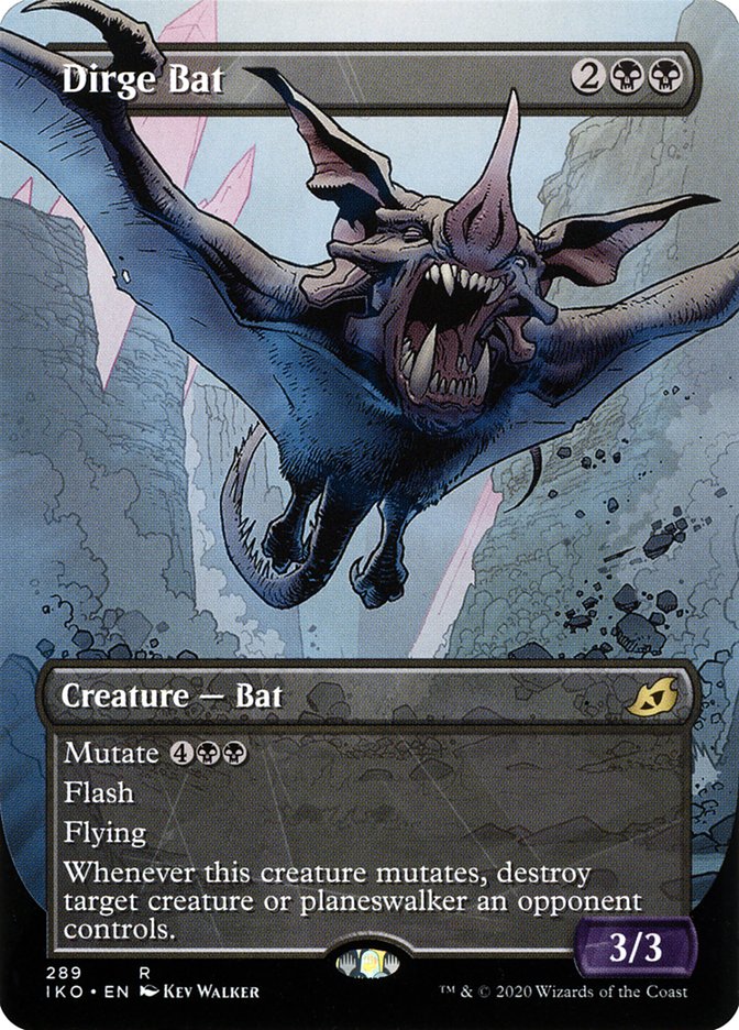 Dirge Bat (Showcase) [Ikoria: Lair of Behemoths] | Odin's Place