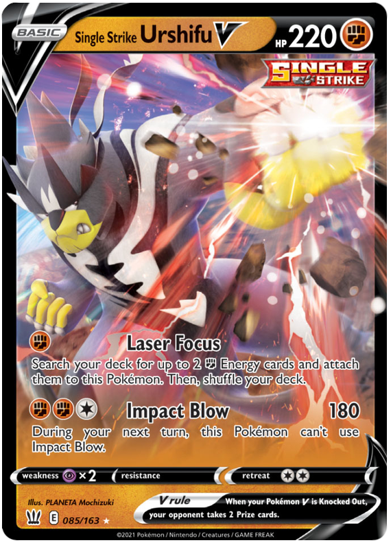 Single Strike Urshifu V (085/163) [Sword & Shield: Battle Styles] | Odin's Place