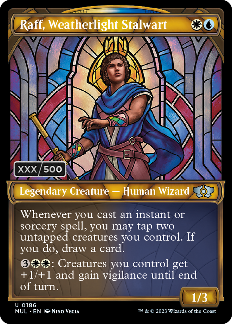 Raff, Weatherlight Stalwart (Serialized) [Multiverse Legends] | Odin's Place