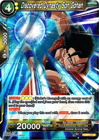 Discovered Dynasty Son Gohan (BT4-083) [Colossal Warfare] | Odin's Place