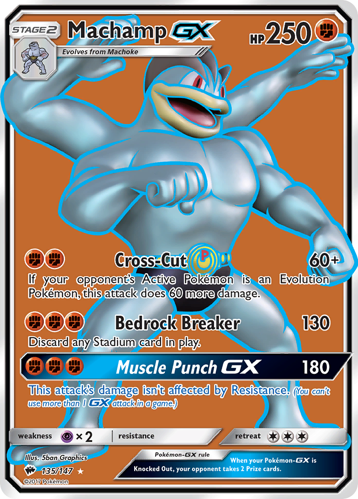 Machamp GX (135/147) [Sun & Moon: Burning Shadows] | Odin's Place