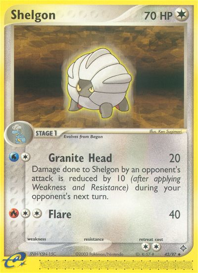 Shelgon (42/97) [EX: Dragon] | Odin's Place