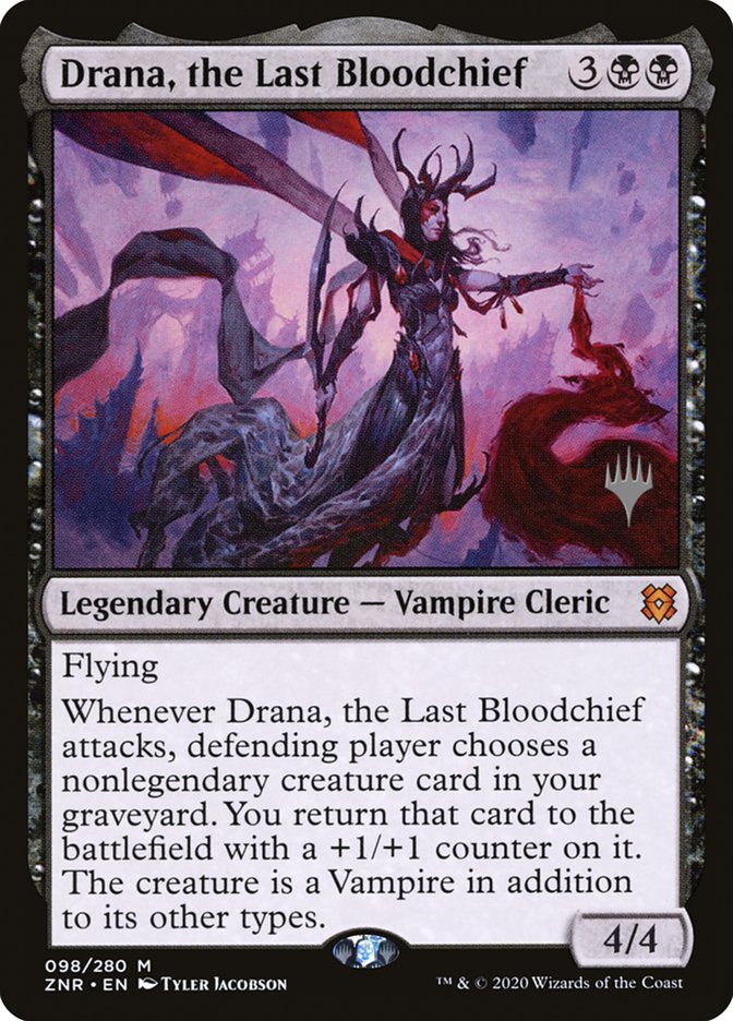 Drana, the Last Bloodchief (Promo Pack) [Zendikar Rising Promos] | Odin's Place