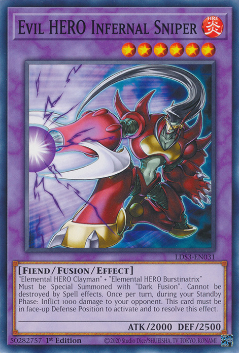Evil HERO Infernal Sniper [LDS3-EN031] Common | Odin's Place