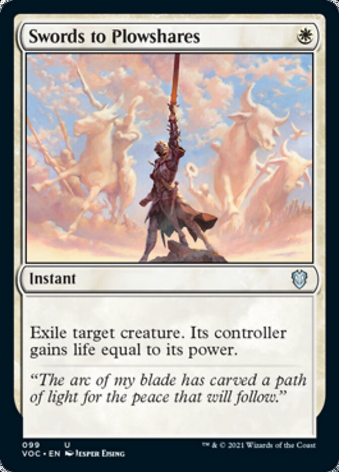 Swords to Plowshares [Innistrad: Crimson Vow Commander] | Odin's Place