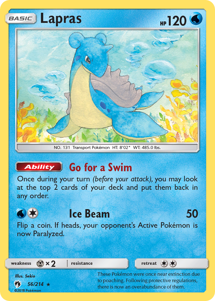 Lapras (56/214) [Sun & Moon: Lost Thunder] | Odin's Place