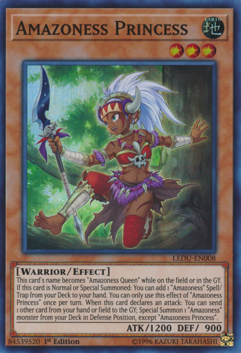 Amazoness Princess [LEDU-EN008] Super Rare | Odin's Place