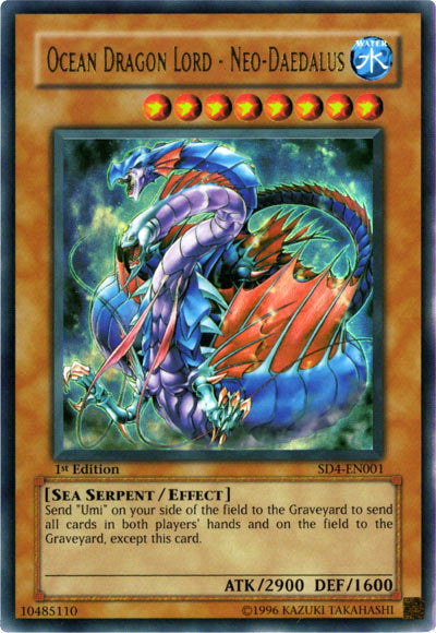 Ocean Dragon Lord - Neo Daedalus [SD4-EN001] Ultra Rare | Odin's Place