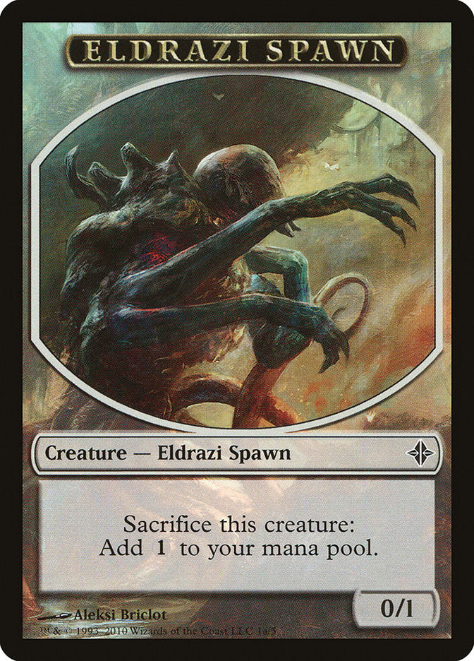 Eldrazi Spawn Token (1a/5) [Rise of the Eldrazi Tokens] | Odin's Place